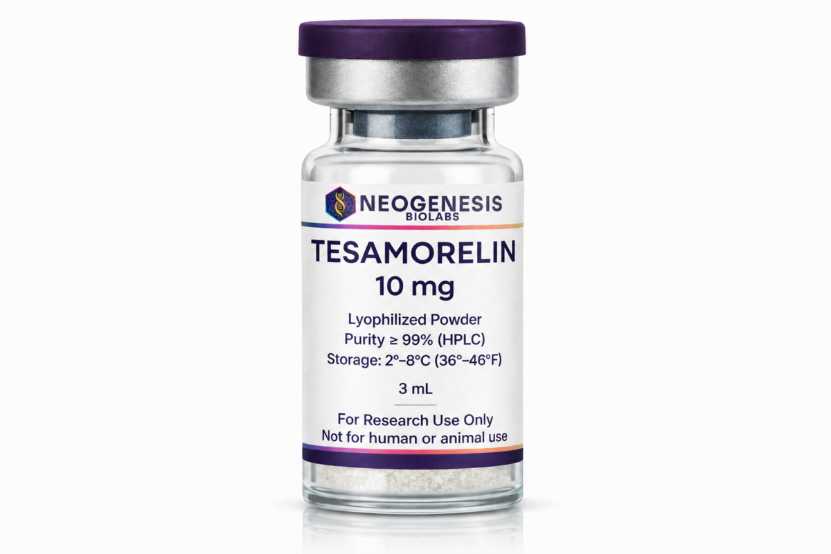 Tesamorelin 10mg lyophilized powder vial - Neogenesis Bio Labs